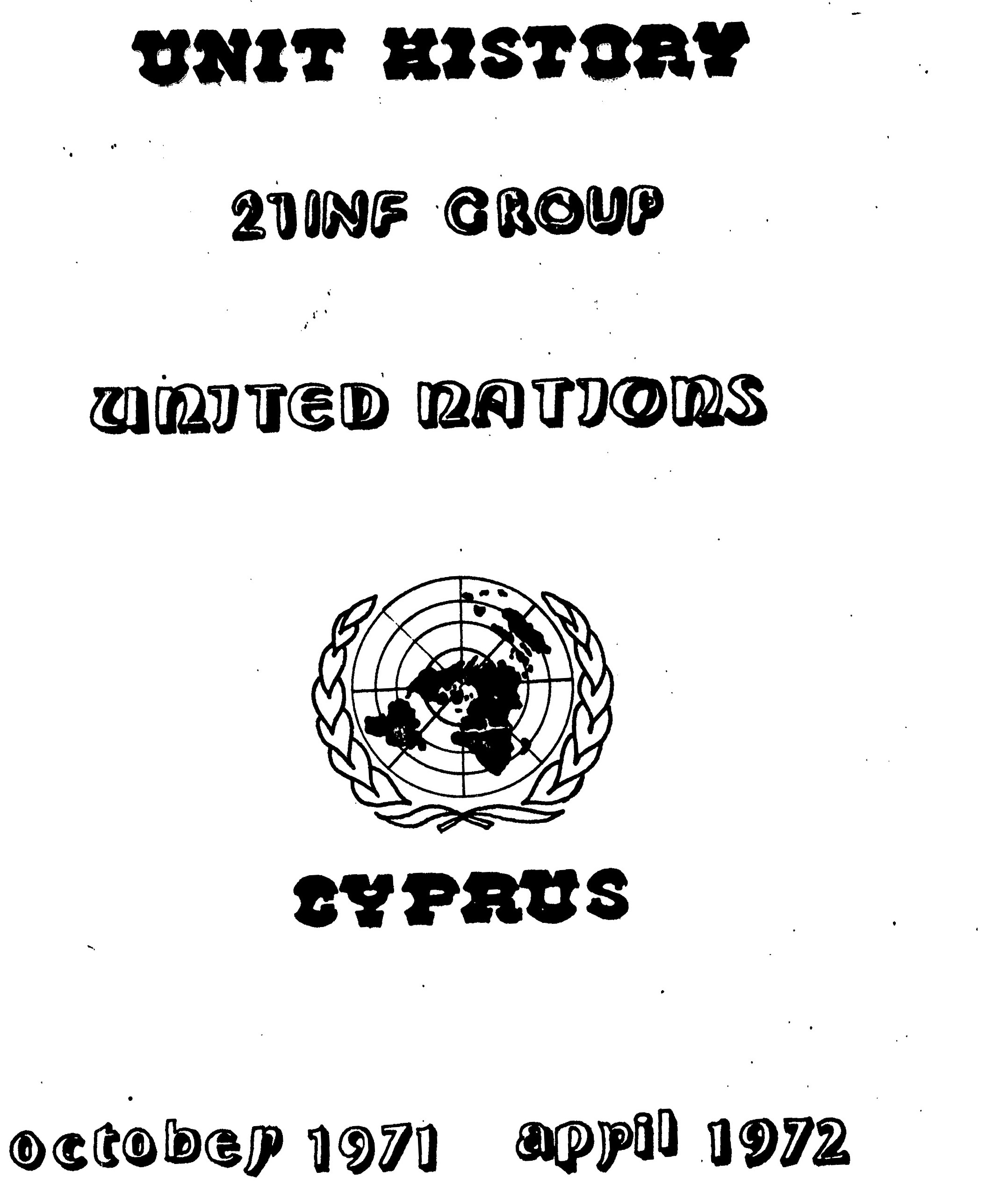 21 Inf Gp Cyprus