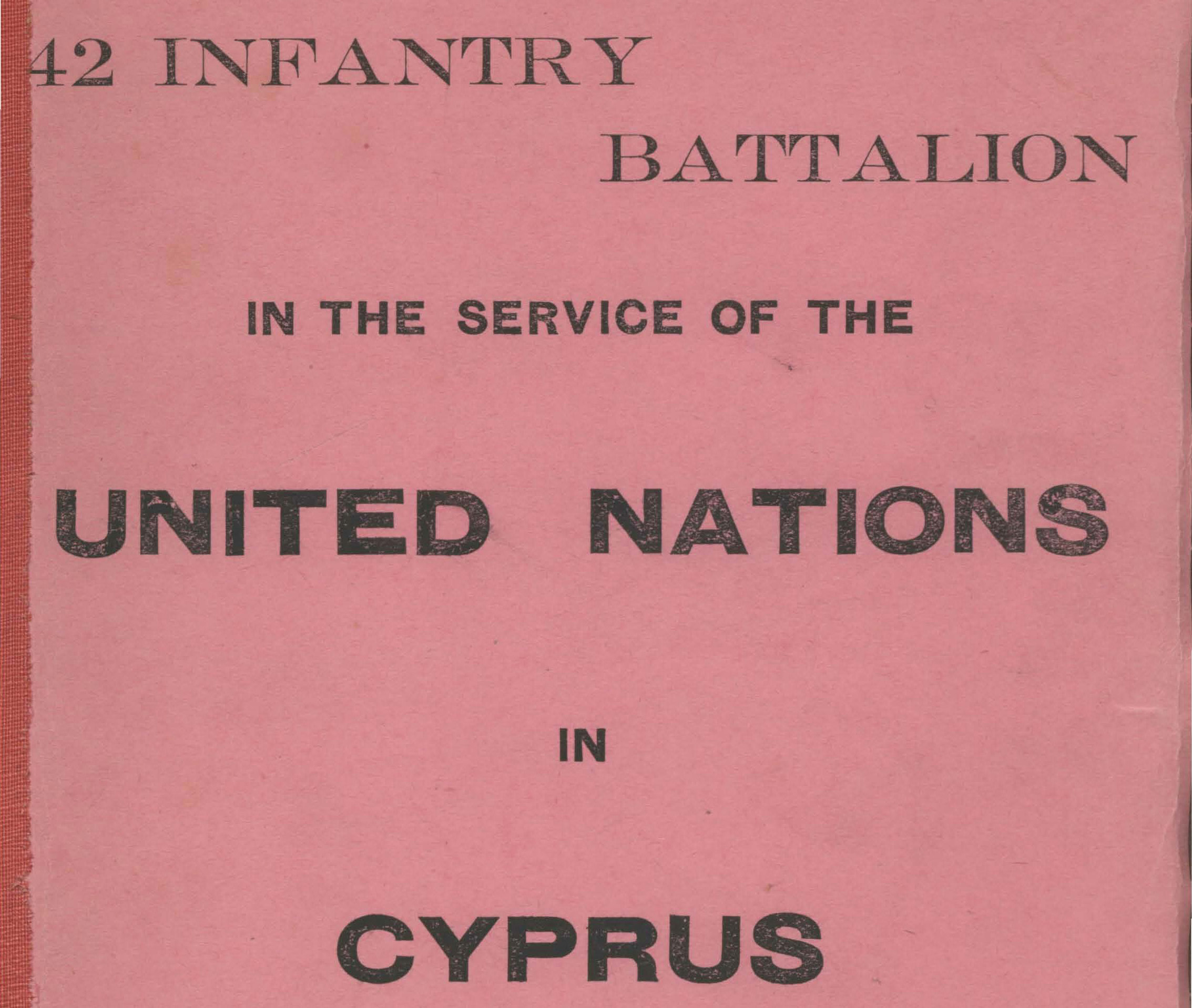 42 Inf Bn Cyprus