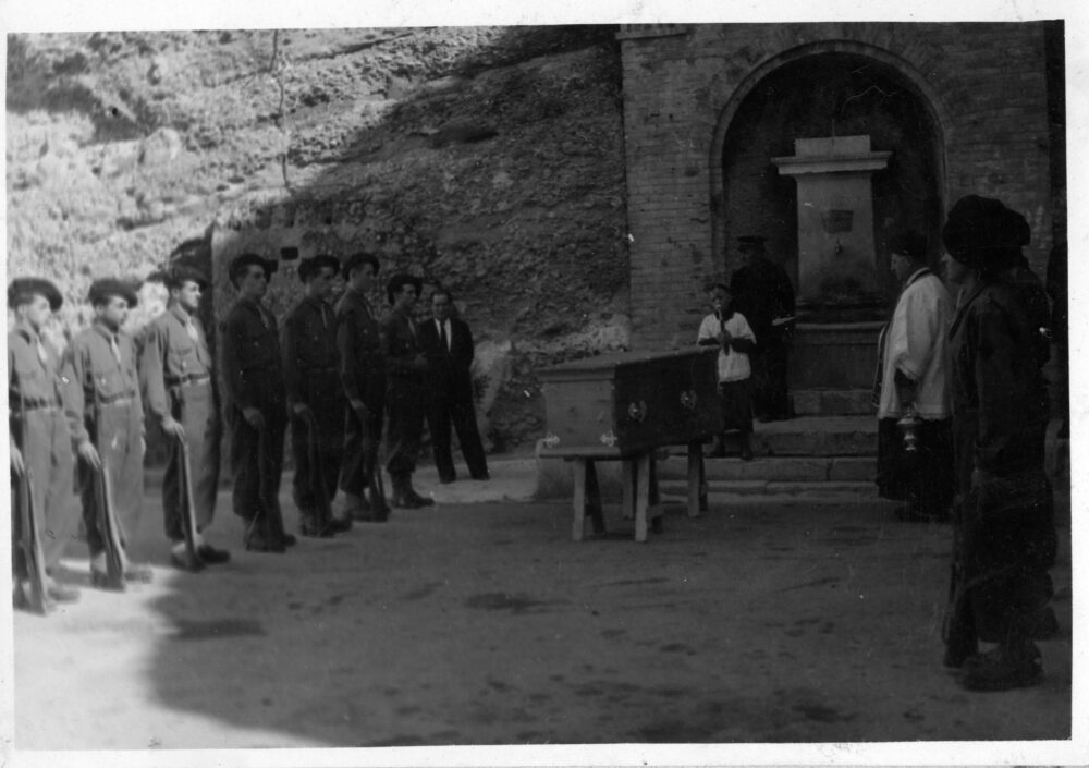 French Honour Guard at Roquebrune